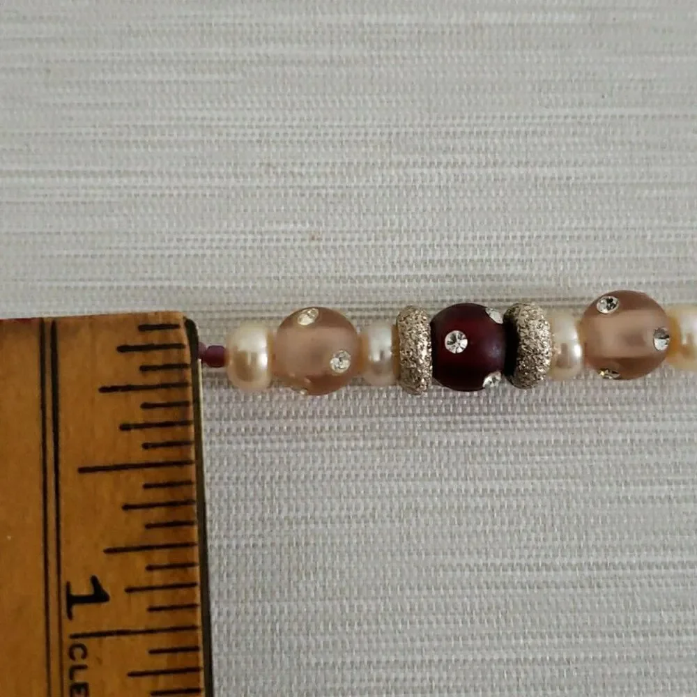 Luxe Glass Bead & Faux Pearl  7